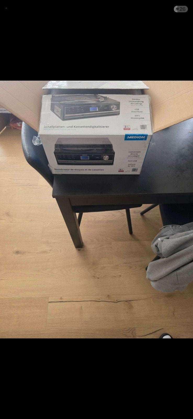 medion platenspeler zo goed als nieuw, Ophalen, Platenspeler