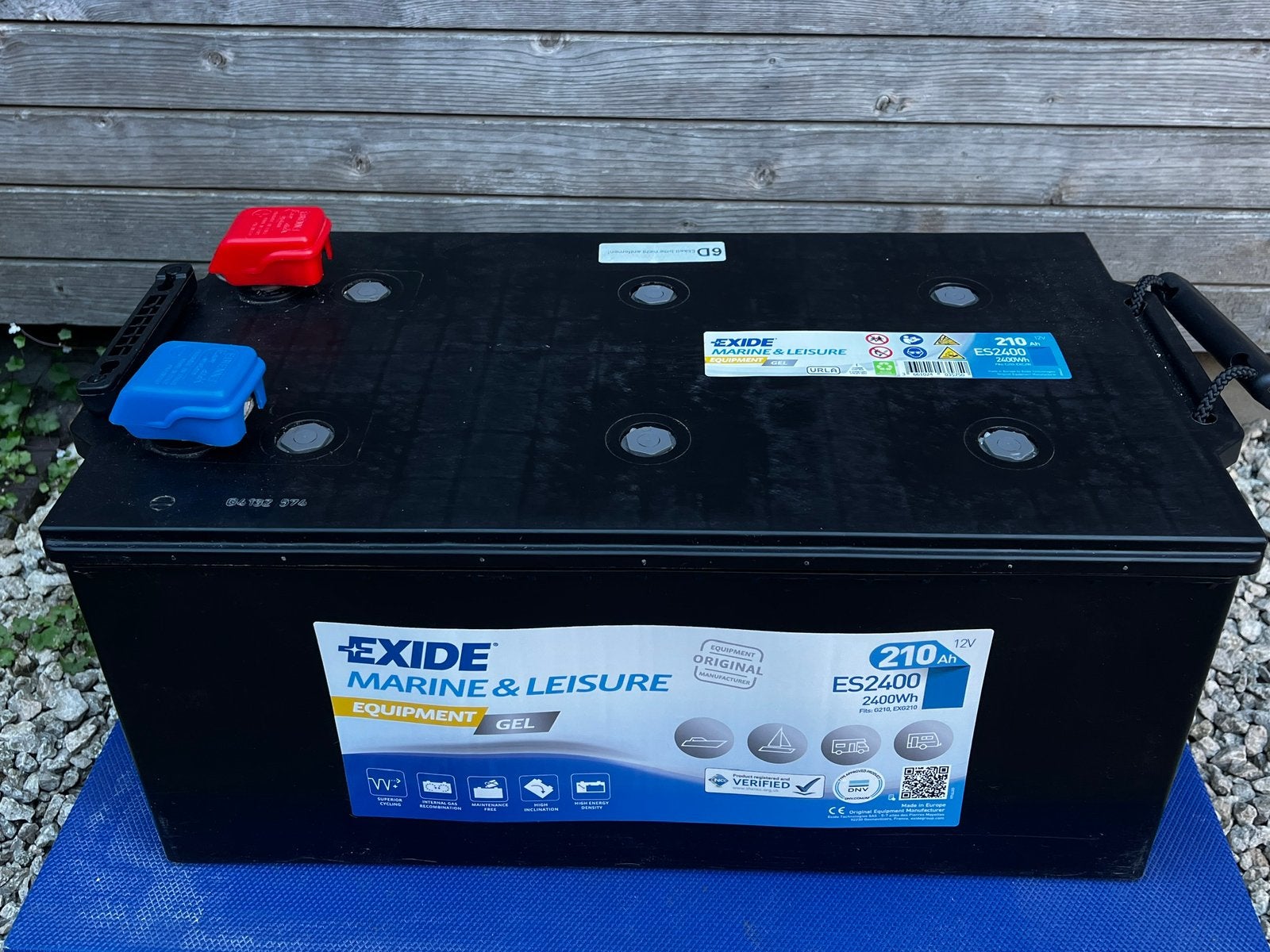 Exide ES2400 12V Gel batterij - 210Ah 2400Wh, Auto-onderdelen, Ophalen, Nieuw