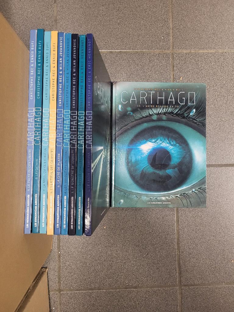 Carthago (Bec) : Collection de 1 à 10 ., Complete serie of reeks, Ophalen, Gelezen
