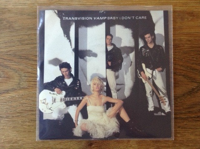 single transvision vamp, 7 inch, Ophalen of Verzenden, Beschermende buitenhoes, Rock en Metal