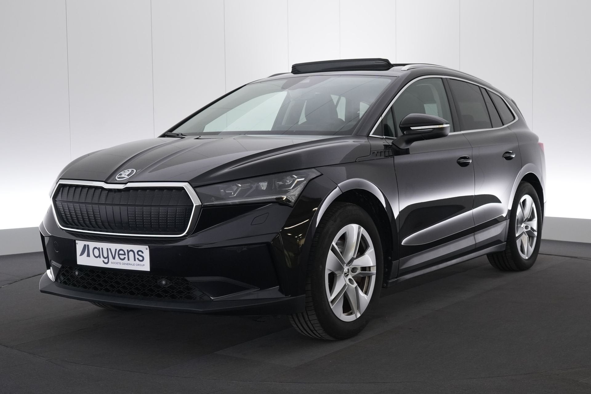 (2CRQ216) SKODA ENYAQ, Auto's, Skoda, Zwart, Leder, 5 zetels, 5 deurs