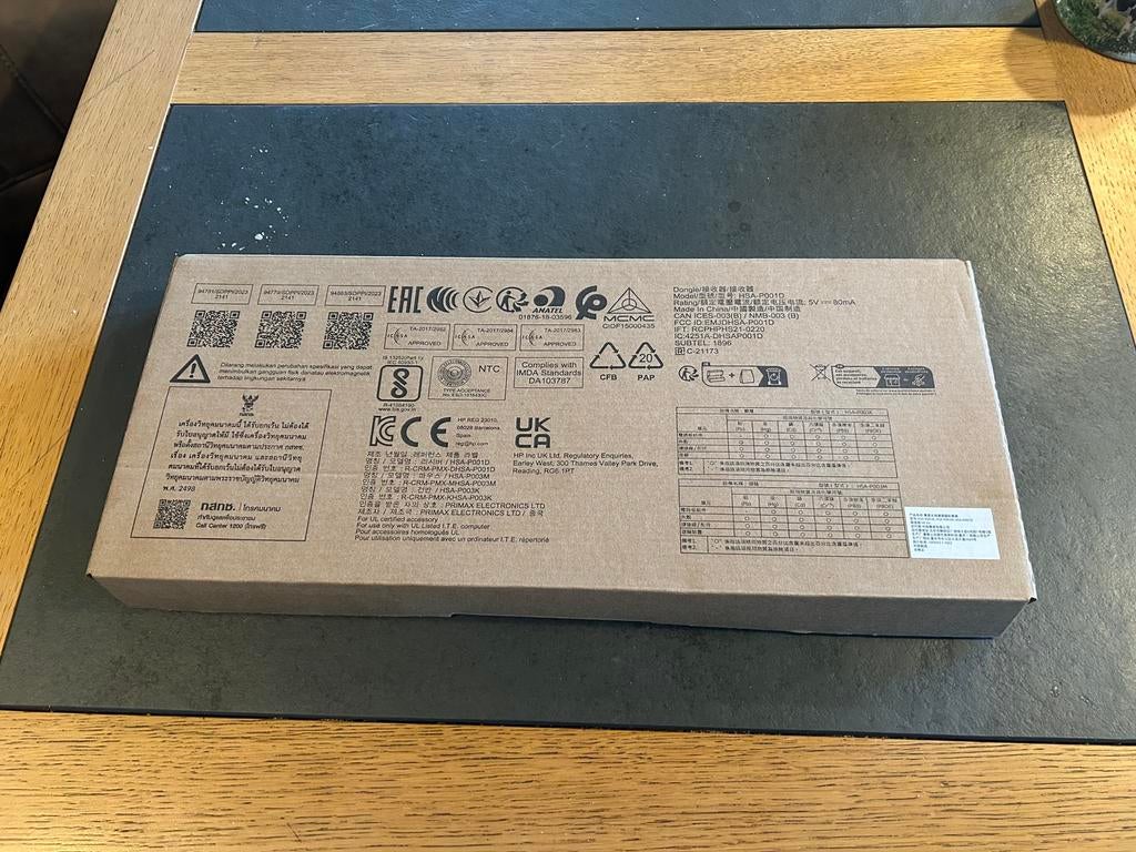 HP toetsenbord + HP muis draadloos NIEUW in doos, Ophalen, Toetsenbord en muis-set, Draadloos, Nieuw