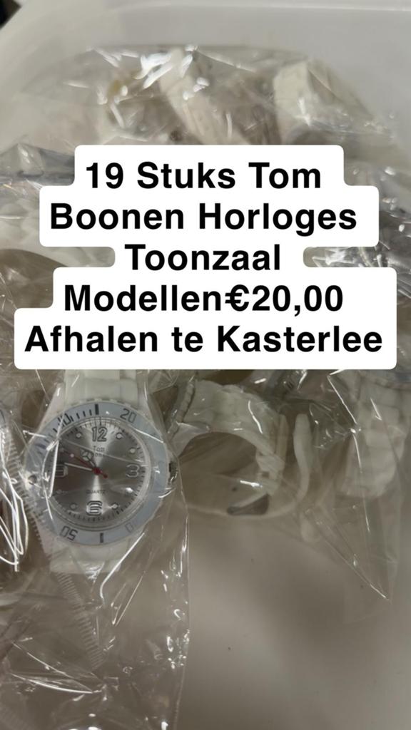 Horloges Tom Boonen, Ophalen, Zo goed als nieuw