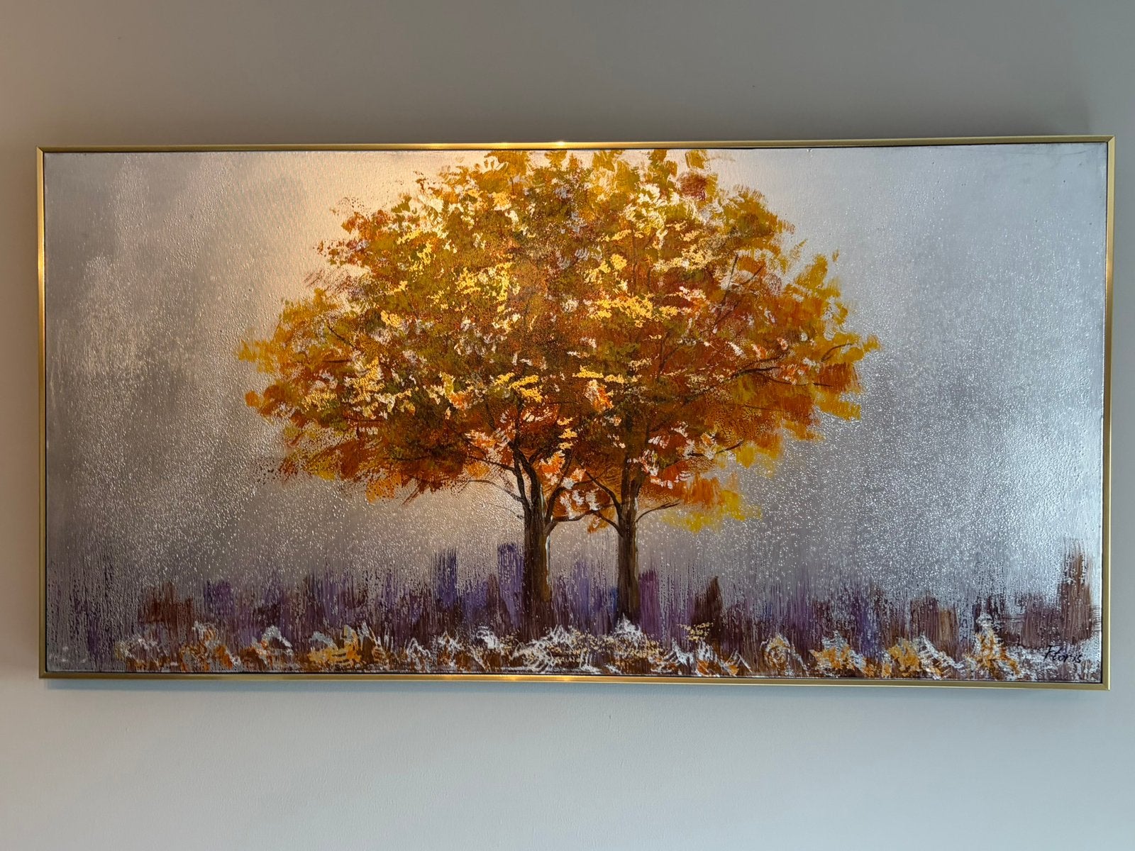Illustration 3D d'arbres d'automne, Enlèvement