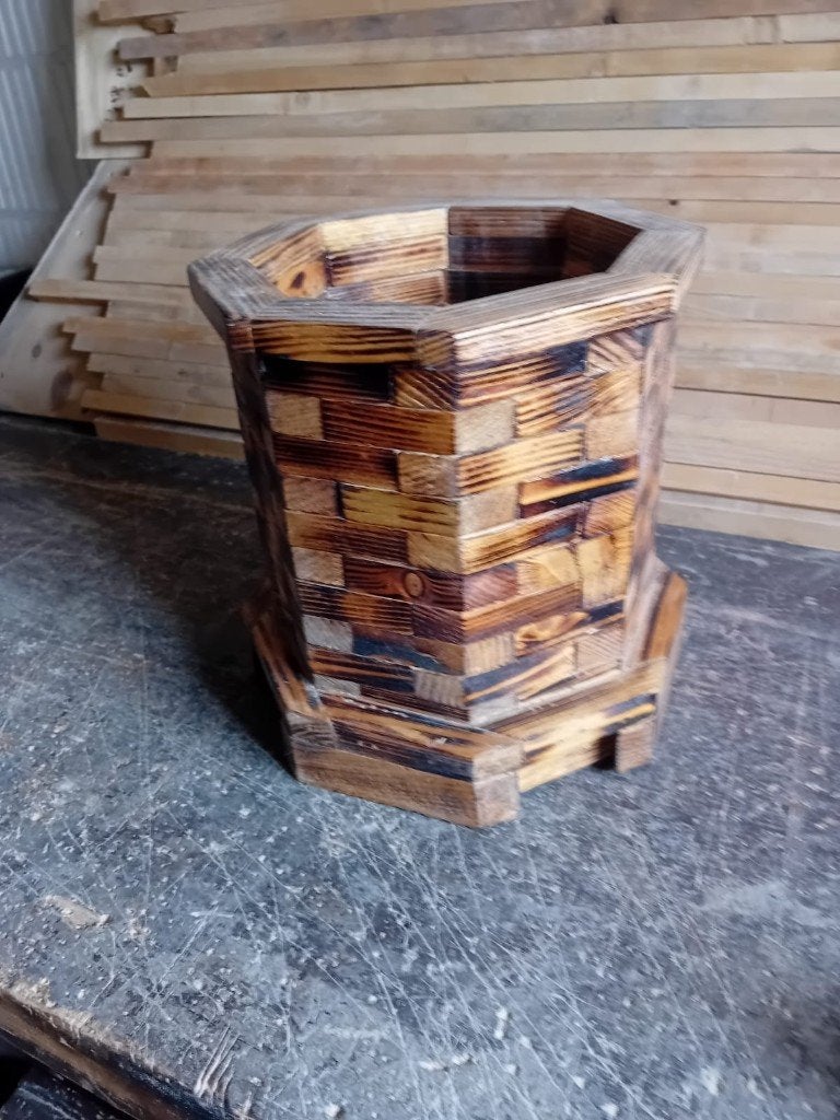 bloempotten en bloembakken, Tuin en Terras, Ophalen, Nieuw, Hout, Binnen