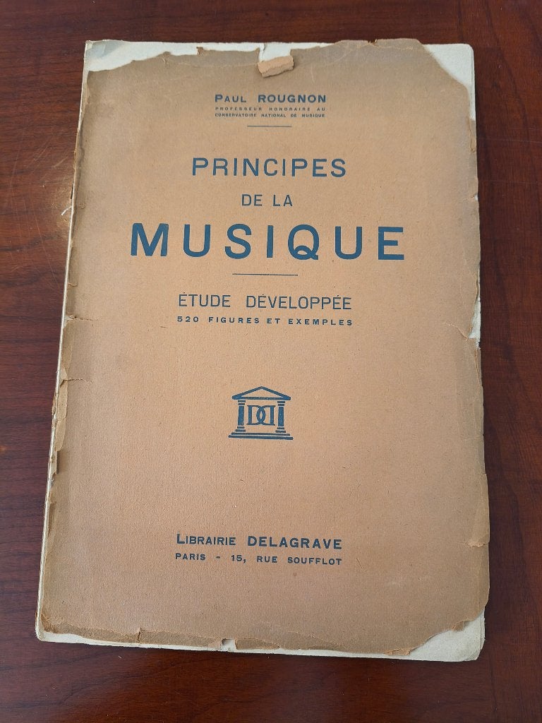 Principes de la Musique - Paul Rougnon, 1936, Gelezen, Rougnon, Ophalen of Verzenden, Algemeen