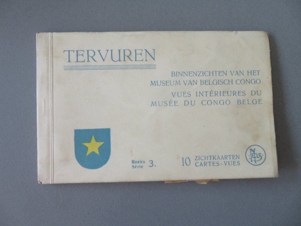 Boekje 10 PK Binnenzicht museum Belgisch Kongo Tervuren, Envoi, Non affranchie