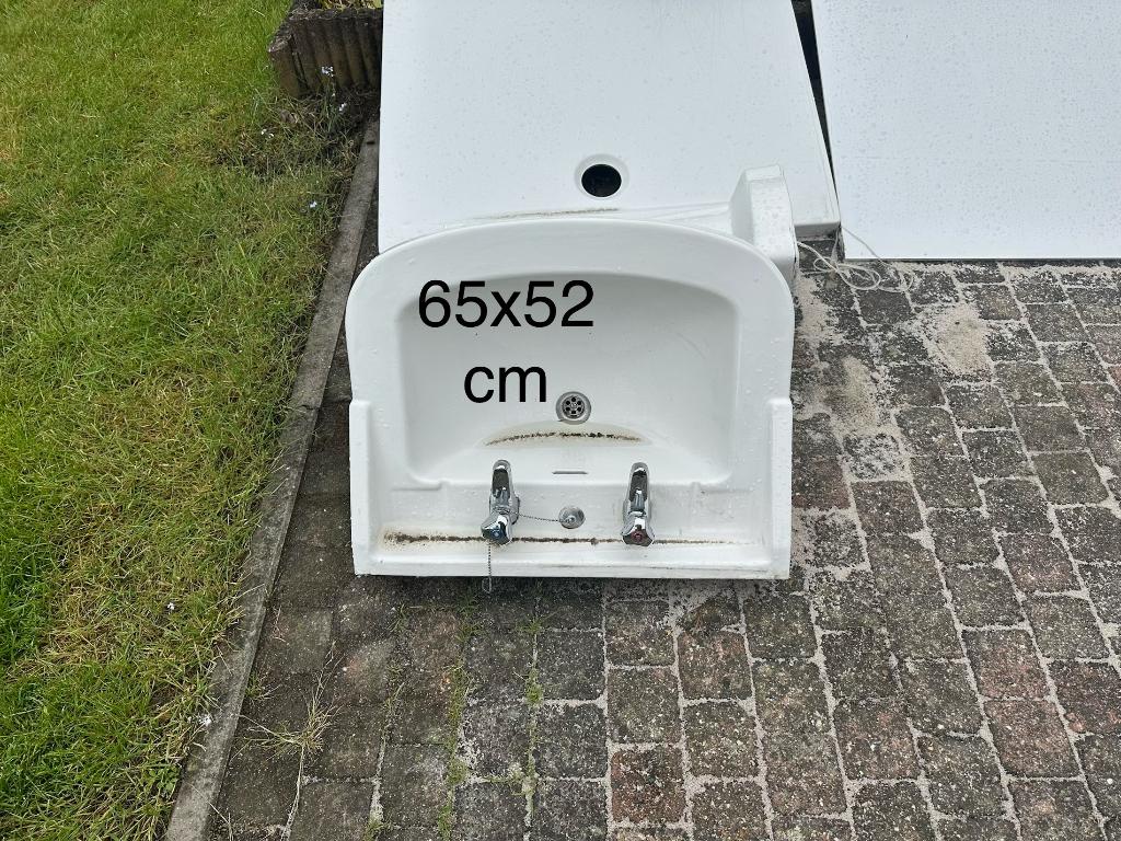 badkamer lavabo, Lavabo ou Évier, Moins de 100 cm, Enlèvement, Utilisé
