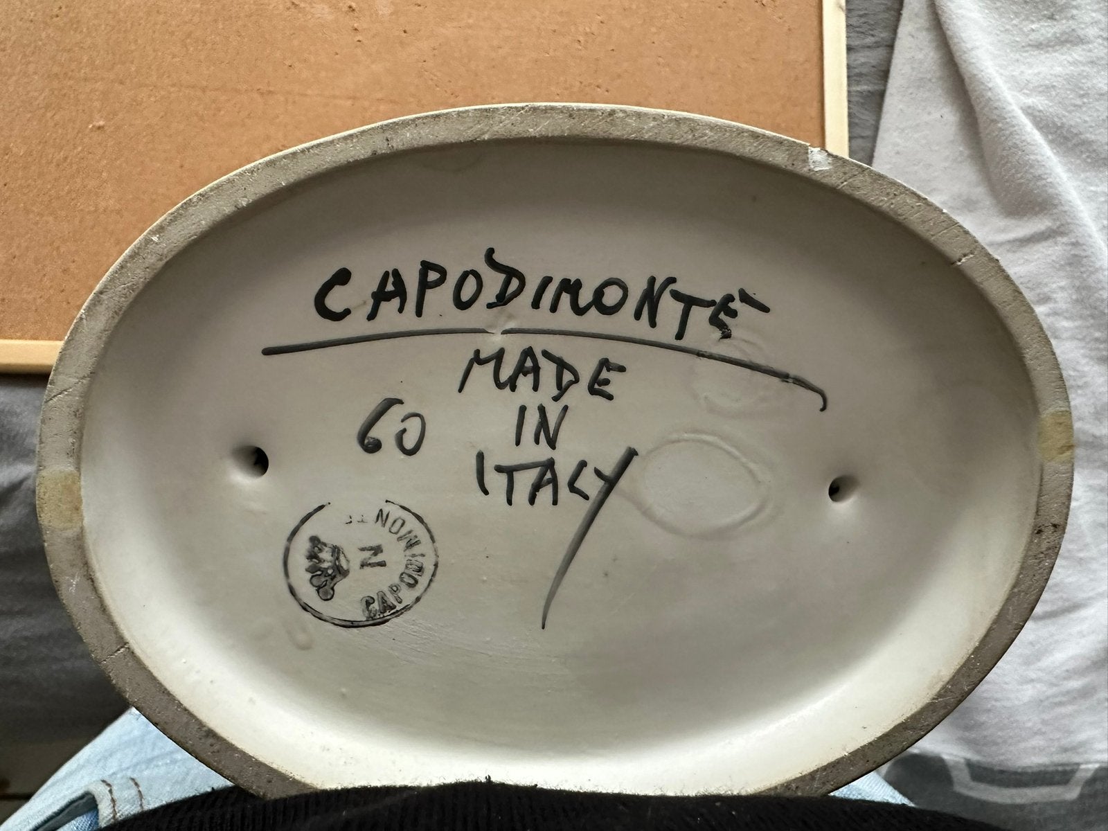 Exclusief Capodimonte beeld jaren 60, Ophalen of Verzenden, Gebruikt, Mens