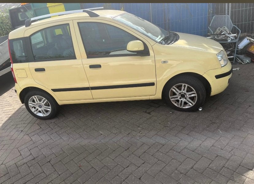 Fiat panda 1,2 automaat automatic, Auto's, Fiat, Stof, Parkeersensor, Geel, 5 deurs
