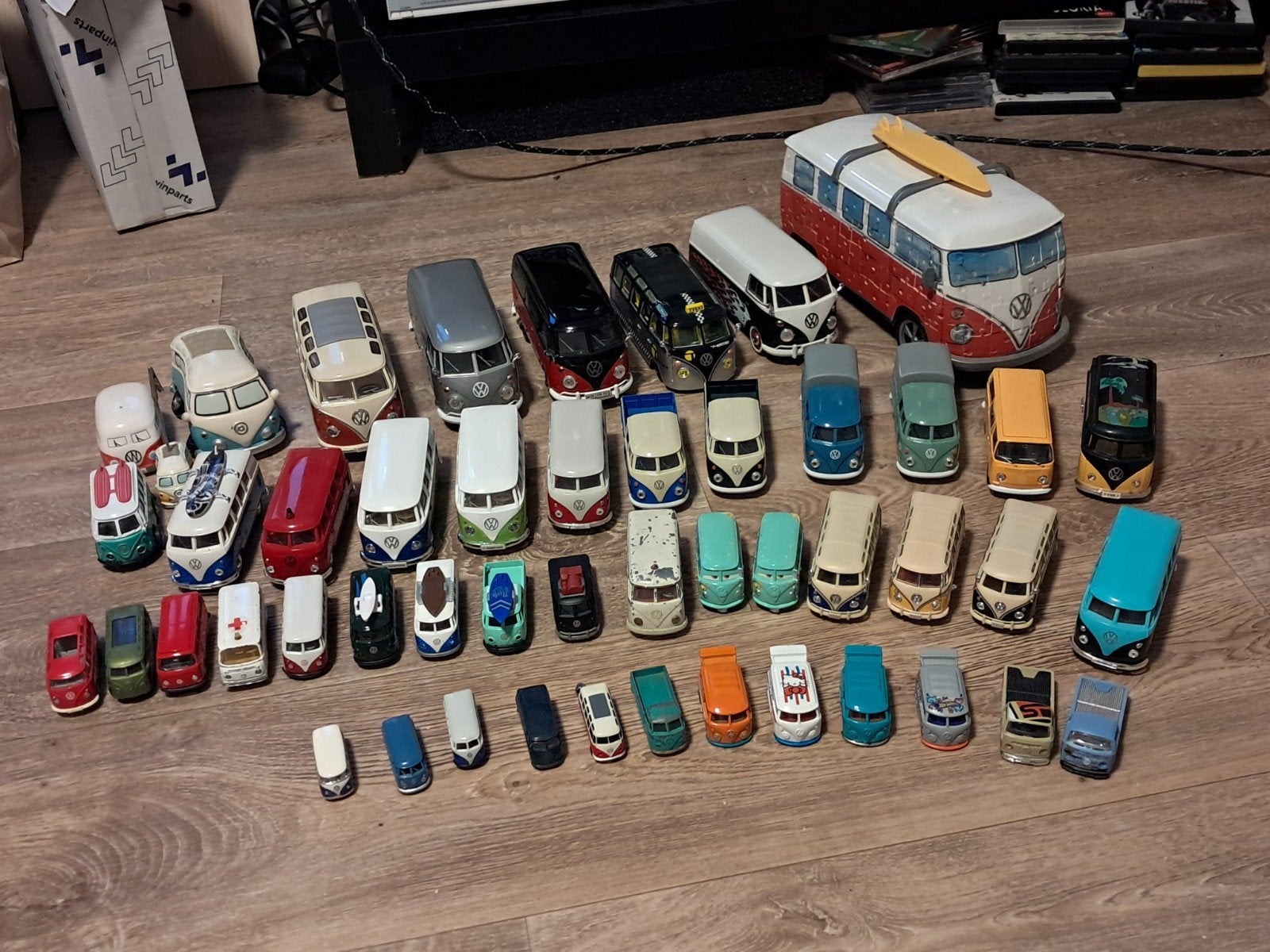 Lot miniatuur volkswagen, Ophalen