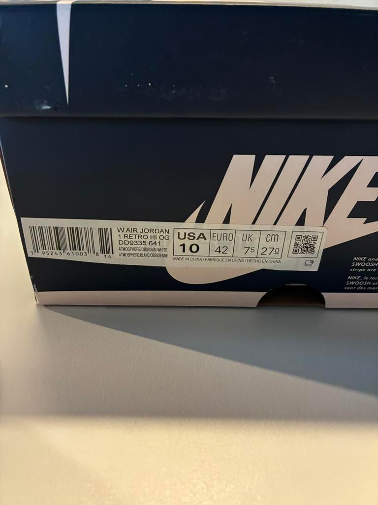 Nike Air Jordan 1 Retro High Oh Bubble Gum Atmosphere P 42, Ophalen of Verzenden, Zo goed als nieuw, Overige typen
