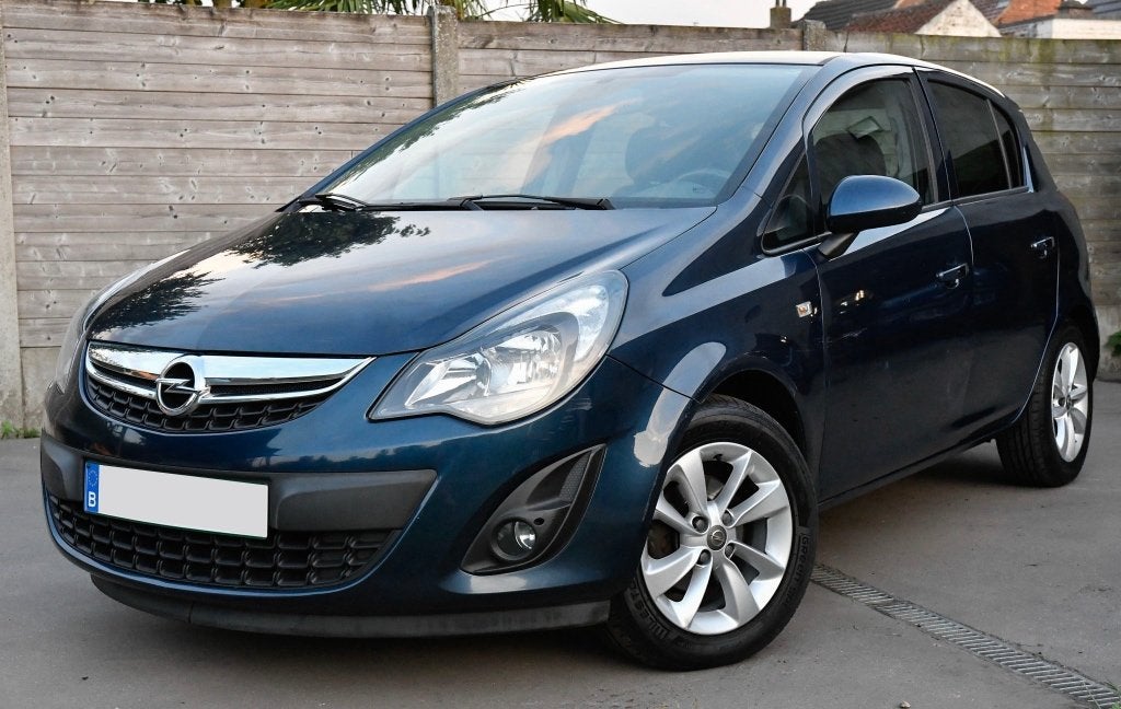 Opel Corsa 1.2*Navi*AC*Cruise*leer*, Auto's, Voorwielaandrijving, Euro 5, Bluetooth, Zwart