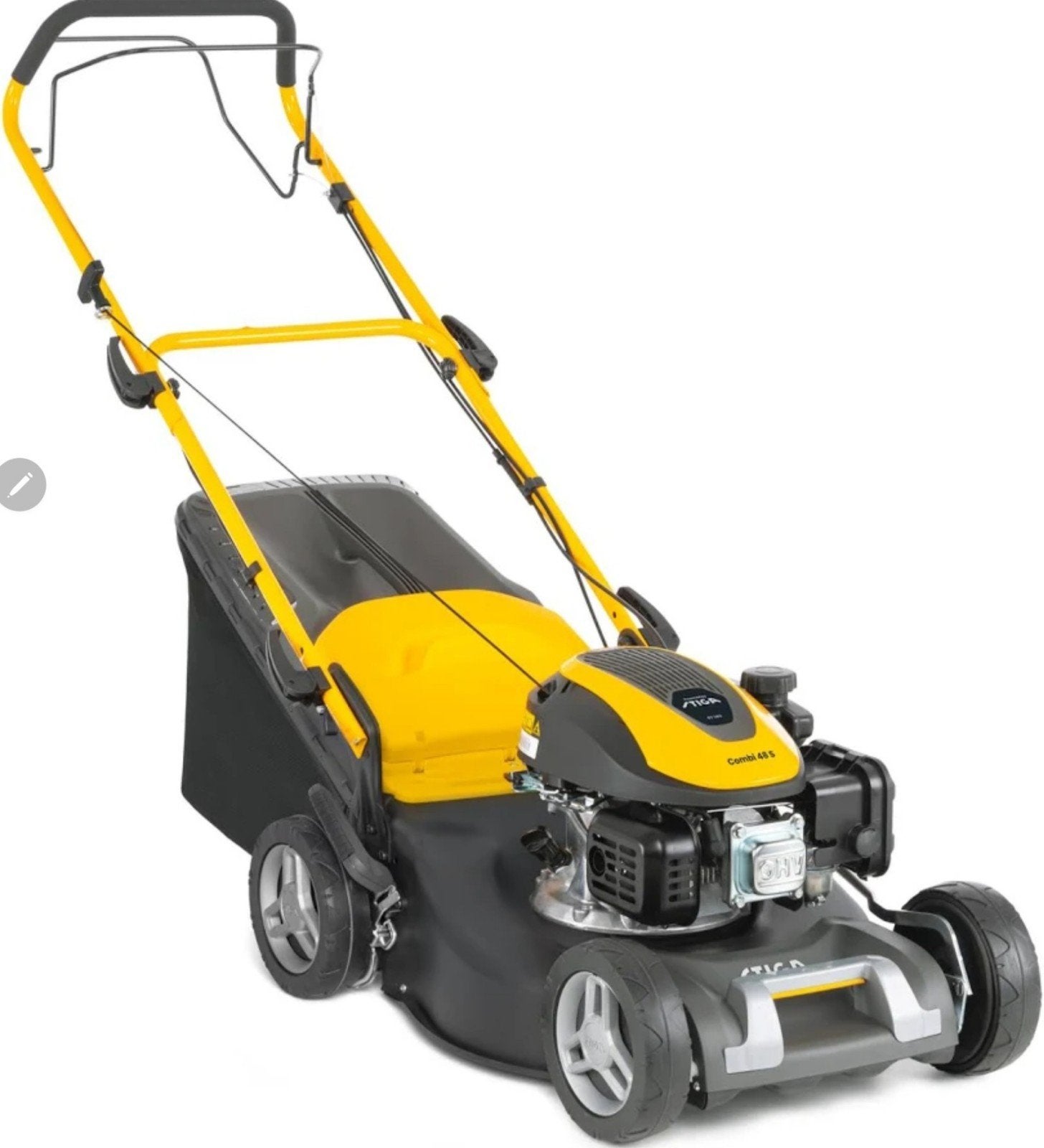 STIGA Combi 48 S – Tondeuse thermique autotractée 46 cm, Jardin & Terrasse, Tondeuses à gazon, Bac de ramassage