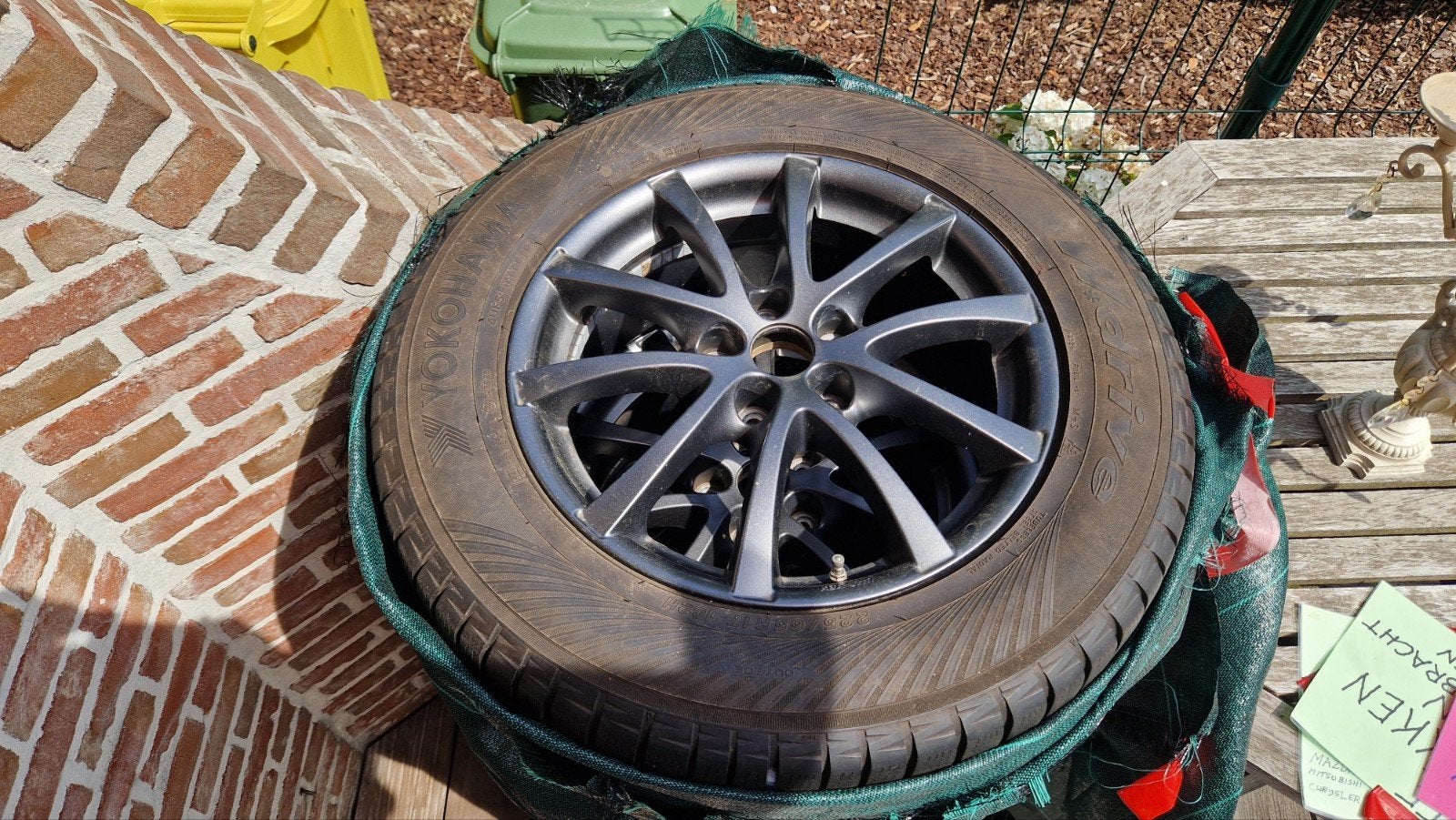 Aluminium velgen 17 duim m+ s banden, Auto-onderdelen, Banden en Velgen, Ophalen, Band(en)