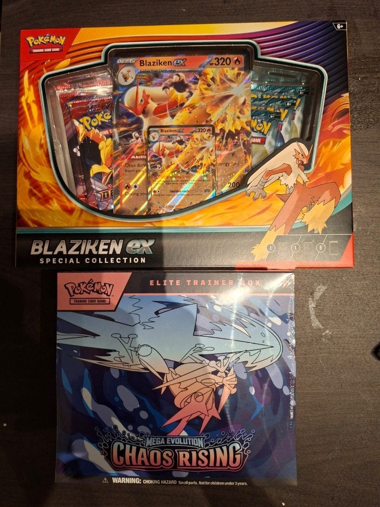 Chaos rising ETB + Blaziken special collection box, Ophalen of Verzenden, Nieuw, Boosterbox