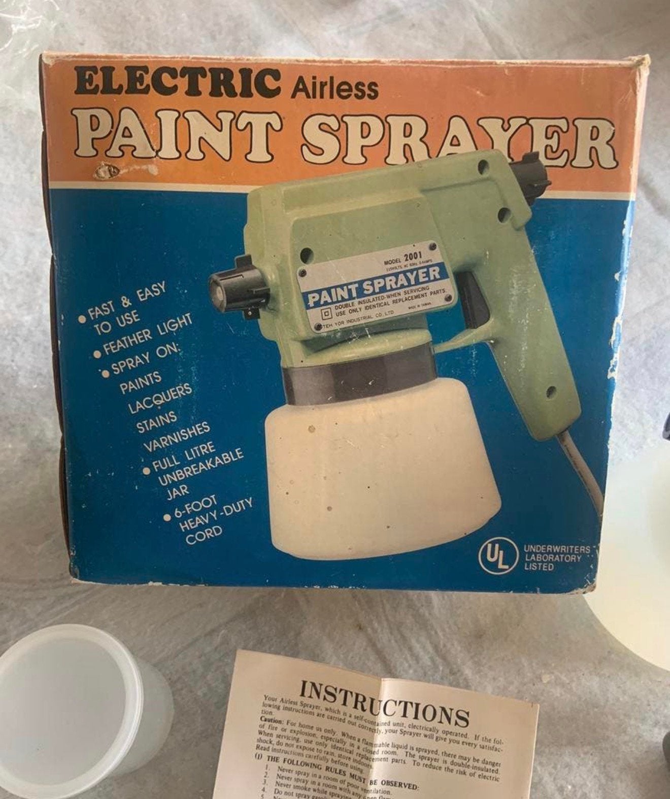 Pulvérisateur de peinture électrique airless vintage neufe, Enlèvement ou Envoi, Neuf, Pulvérisateur de peinture ou Pompe à peinture