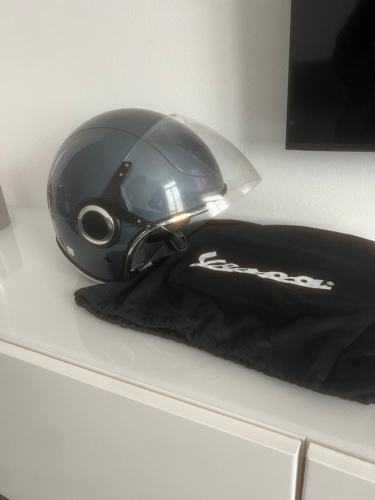 Vespa Helm Maat M/L, Ophalen, Zo goed als nieuw, Large