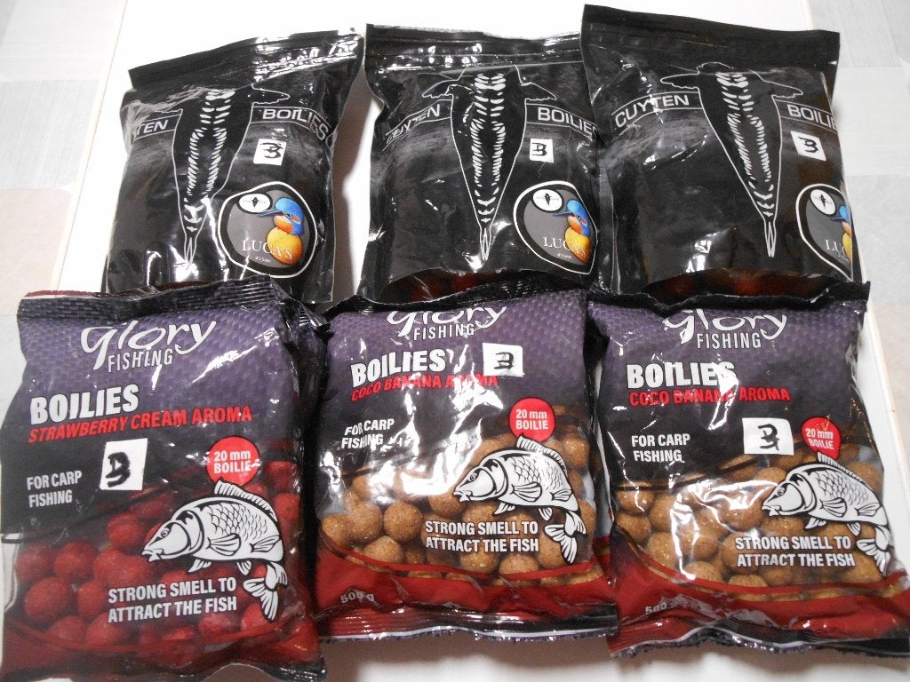 Voerboilies 6 kg -20 Euro, Sports nautiques & Bateaux, Enlèvement, Comme neuf, Ensemble complet