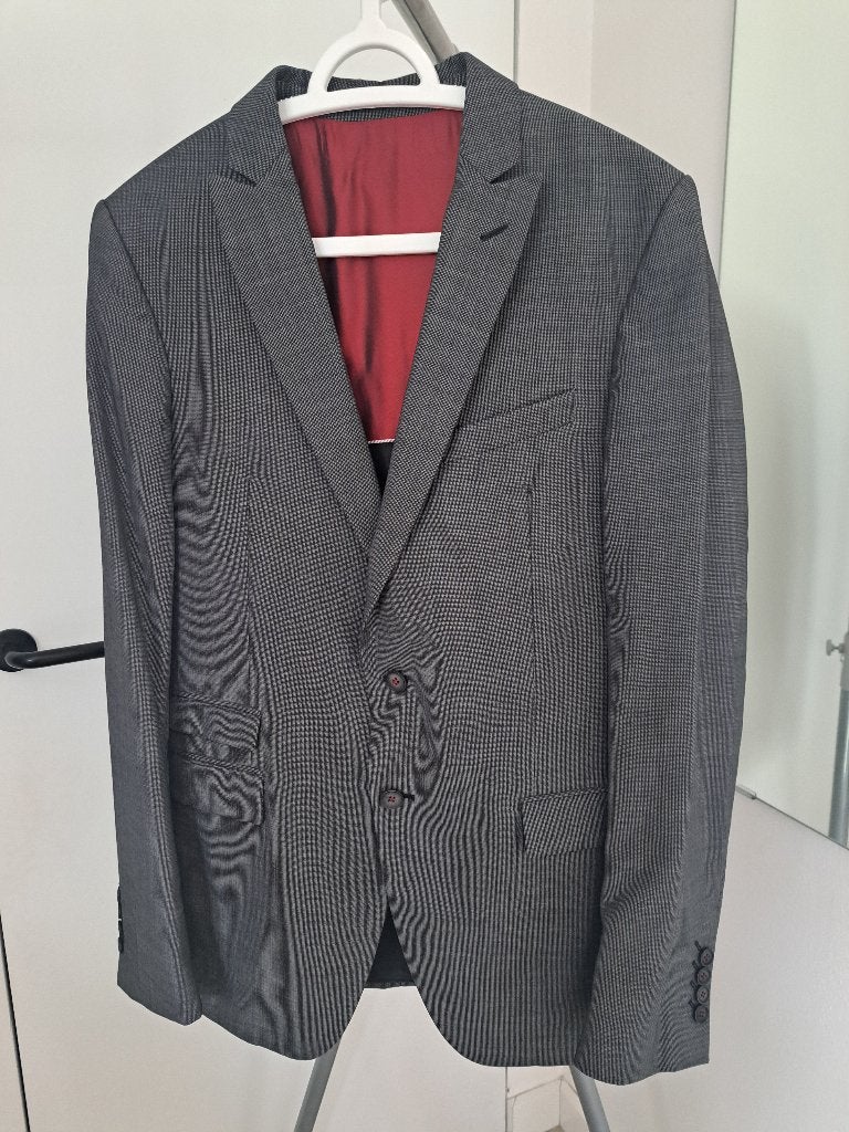 Grijs HEREN Kostuum SARAR maat 94, Kleding | Heren, Kostuums en vesten, Ophalen of Verzenden, Zo goed als nieuw, Grijs, Andere
