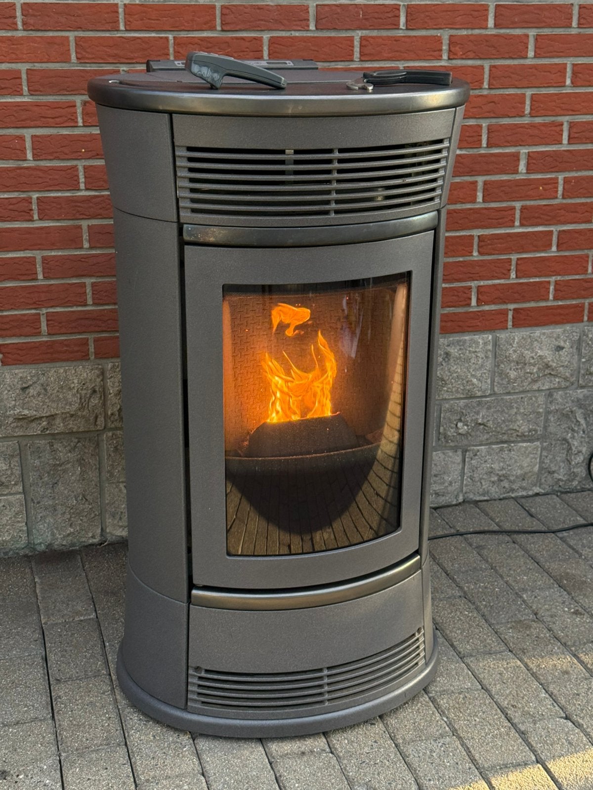 Pelletkachel edilkamin funny 11,2kw GRATIS LEVERING !, Ophalen, Zo goed als nieuw