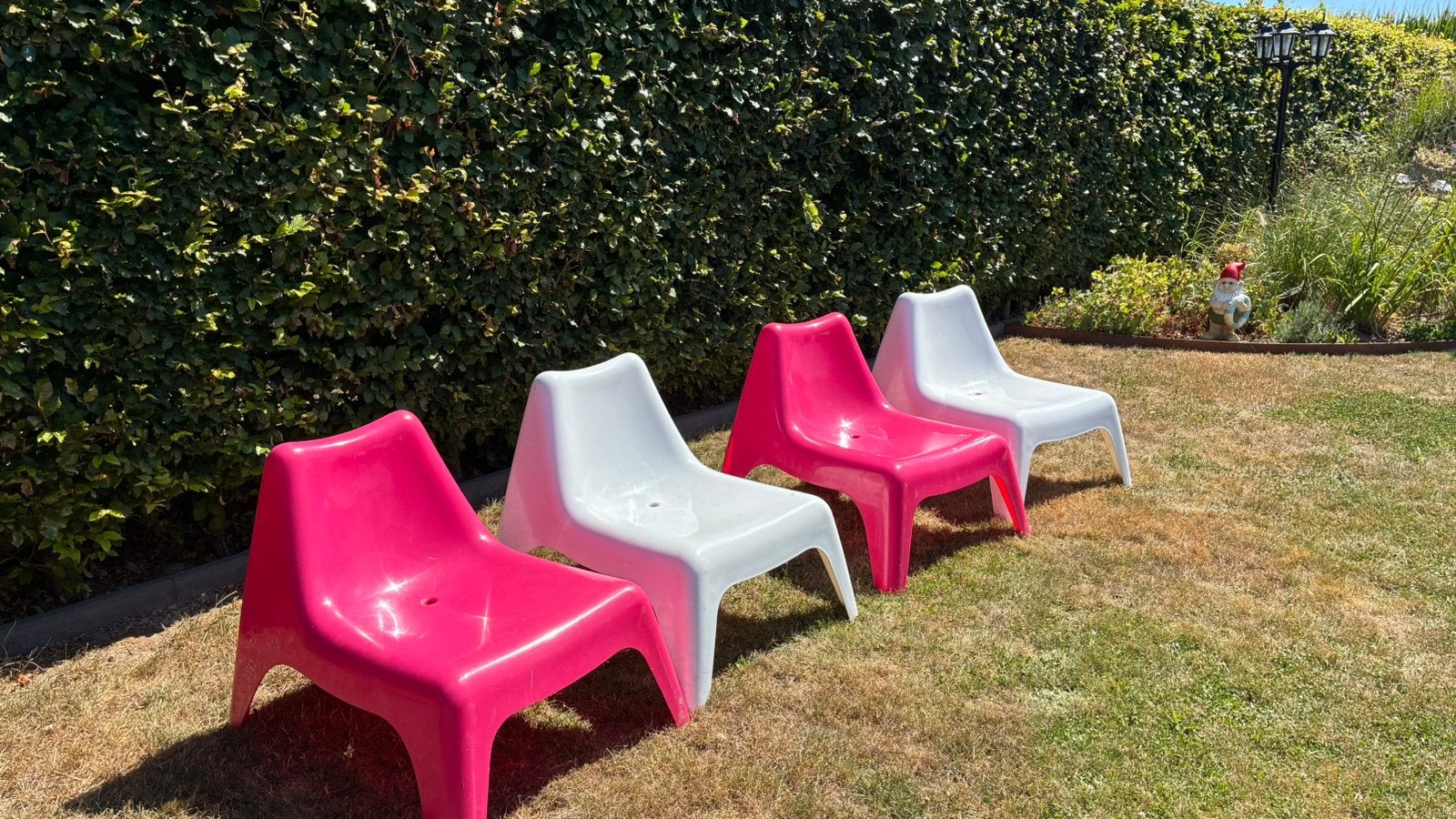 4 loungestoelen, Ophalen, Zo goed als nieuw