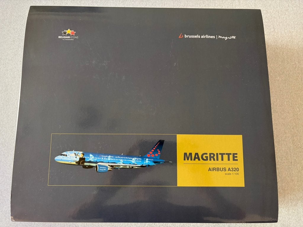 Brussels Airlines Magritte Airbus A320, Enlèvement, Utilisé, 1:72 à 1:144, Avion