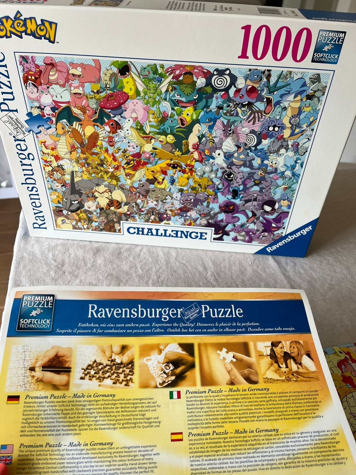 Puzzel Pokemon 1000st, Ophalen of Verzenden, Zo goed als nieuw