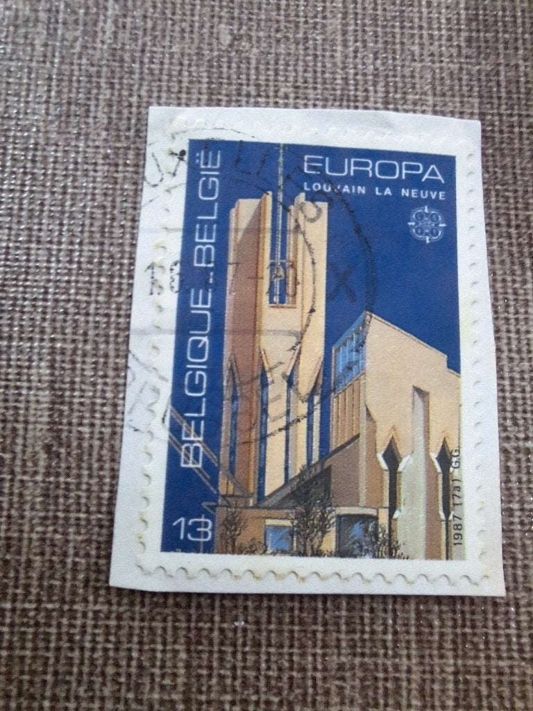 Belgische postzegelplaatsen/monument, Ophalen of Verzenden, Gestempeld, Gestempeld