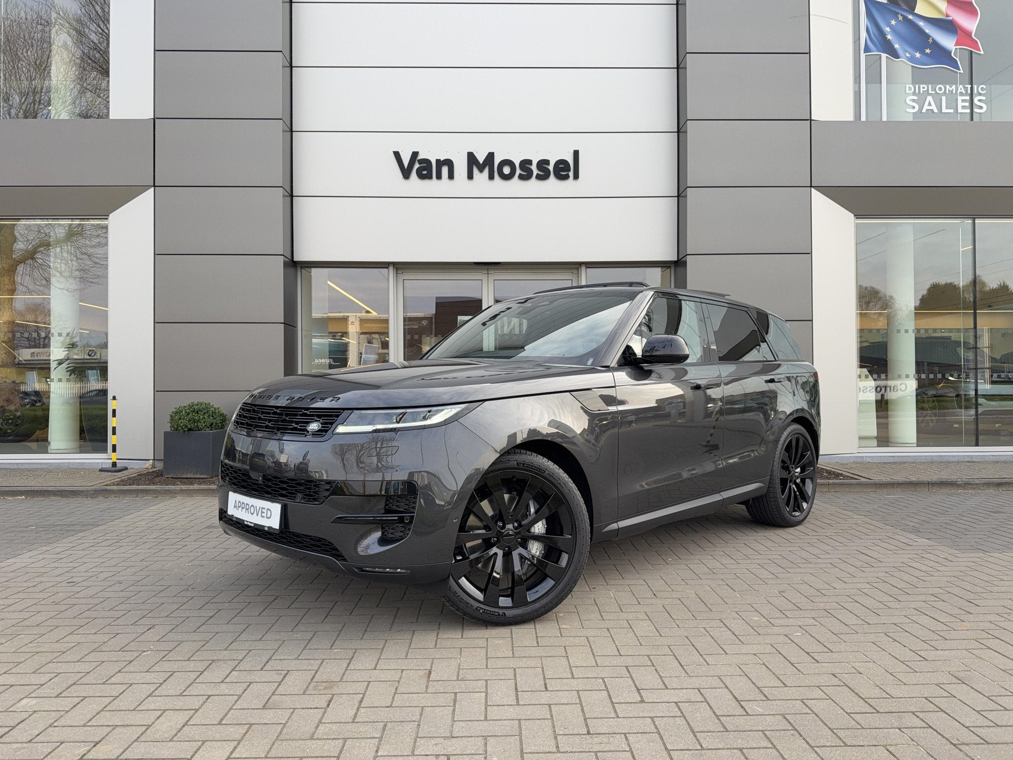 Land Rover Range Rover Sport P460e S AWD Auto. 26MY Leverbaa, Autos, Cuir, Achat, 2 places, Noir