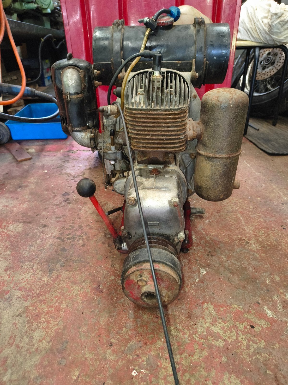 Rotax 250 CC 2takt, Ophalen