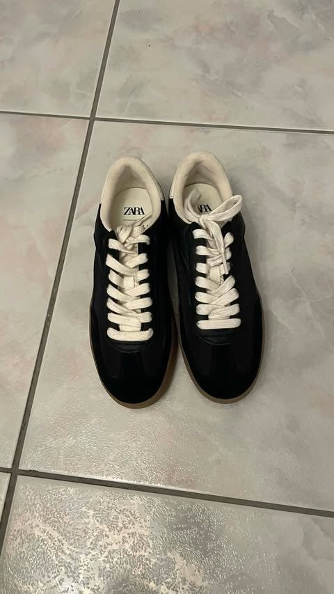 BASKETS neuves ZARA noir 37, Neuf, Enlèvement ou Envoi, Zara, Sneakers et Baskets