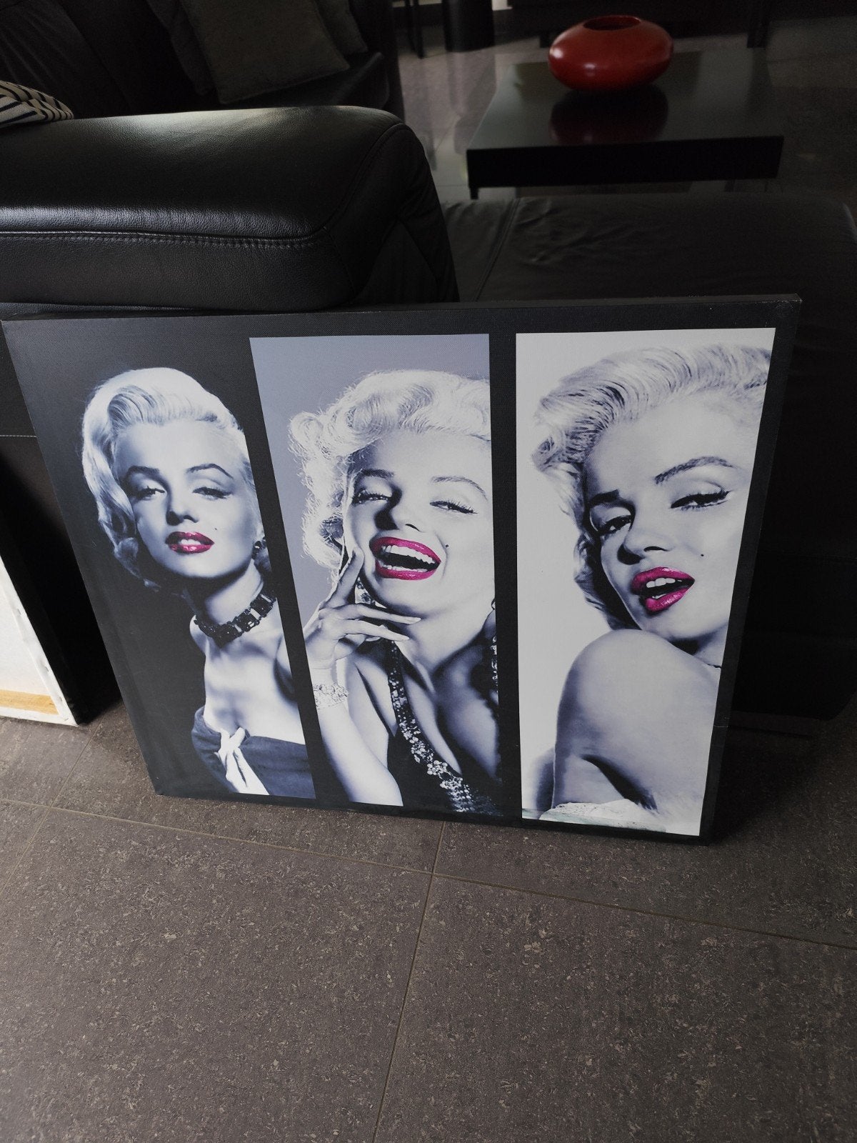 marilyn monroe op doek, Ophalen