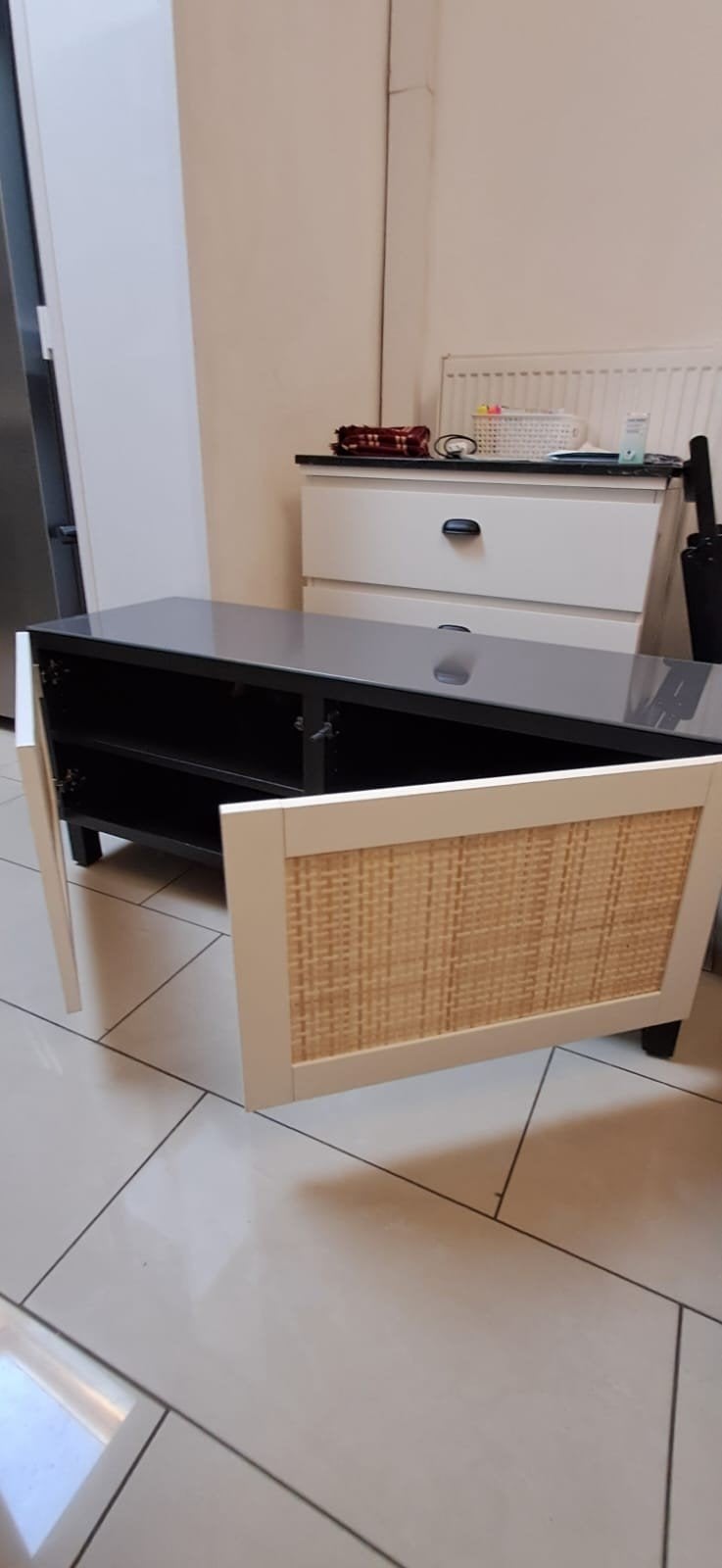 Meuble TV Besta, Maison & Meubles, 25 à 50 cm, Moins de 100 cm, Comme neuf, 100 à 150 cm