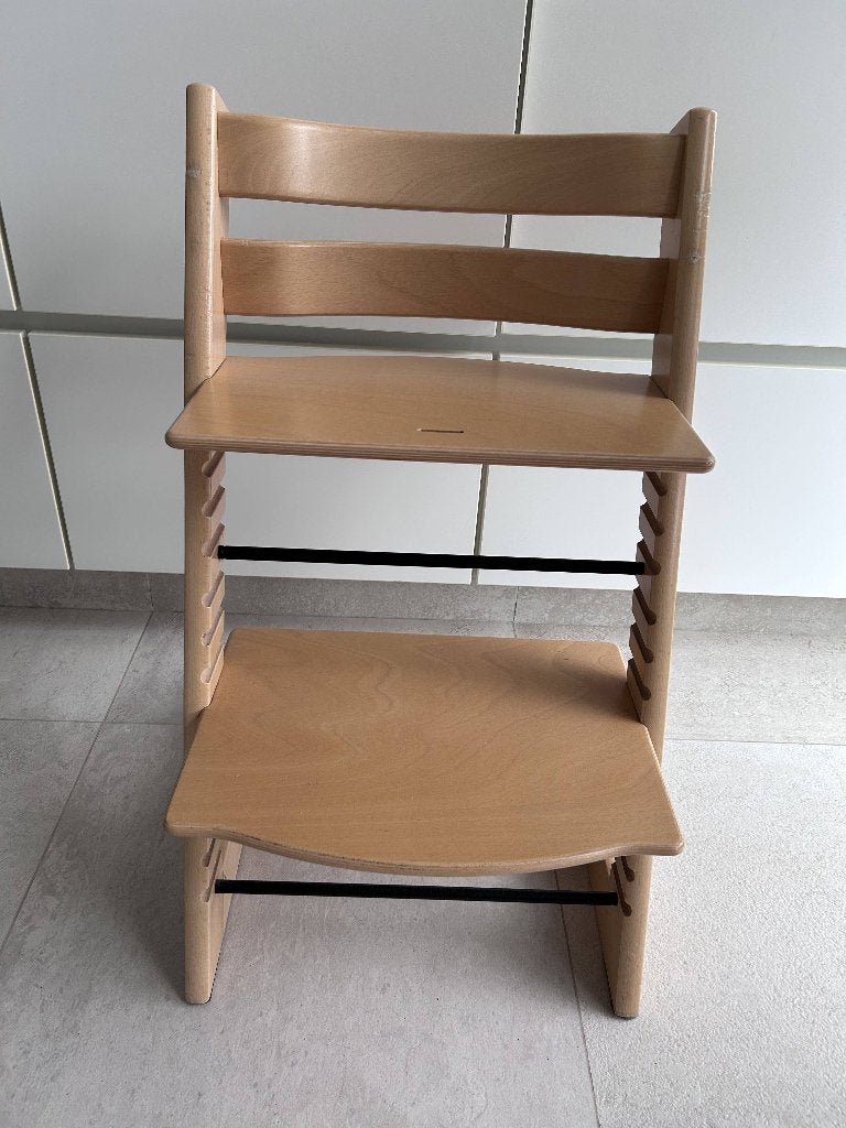 Supermooie Tripp Trapp houten meegroeistoel Stokke, Kinderen en Baby's, Ophalen, Gebruikt, Meegroeistoel