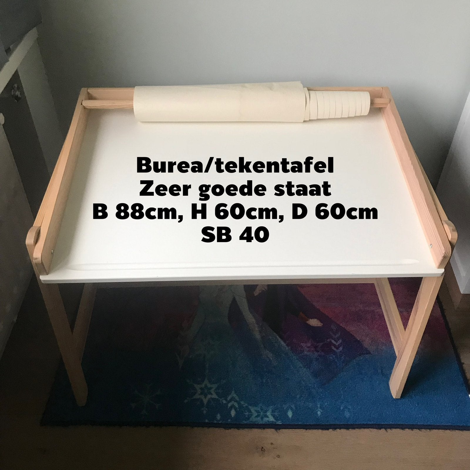 Bureau tekentafel, Ophalen, Zo goed als nieuw