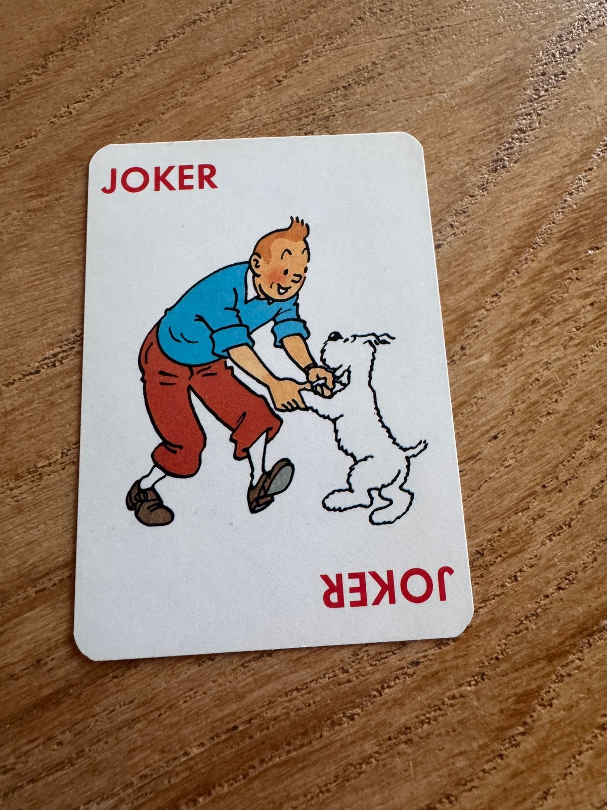 Joker kaart kuifje, Verzamelen, Ophalen of Verzenden, Zo goed als nieuw