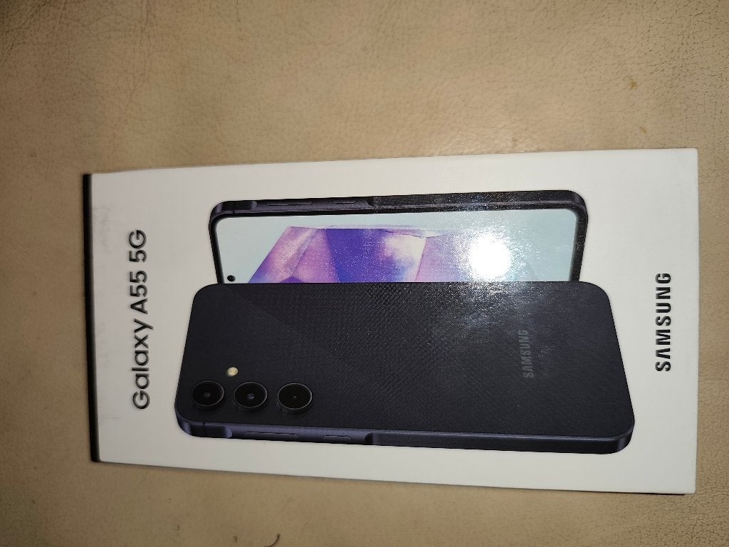 Samsung Galaxy A55 5G 128gb, Ophalen, Blauw, Touchscreen, Zo goed als nieuw