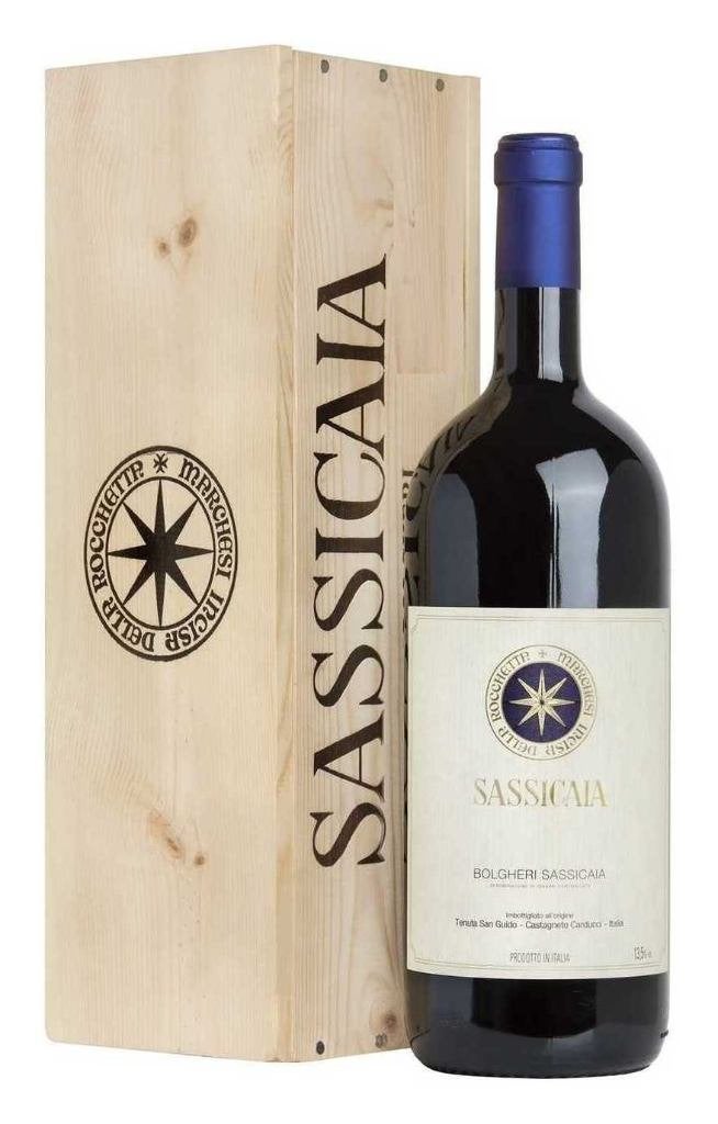 Sassicaia 3L dubbele magnum 2018, Verzamelen, Wijnen, Nieuw, Rode wijn, Vol, Italië