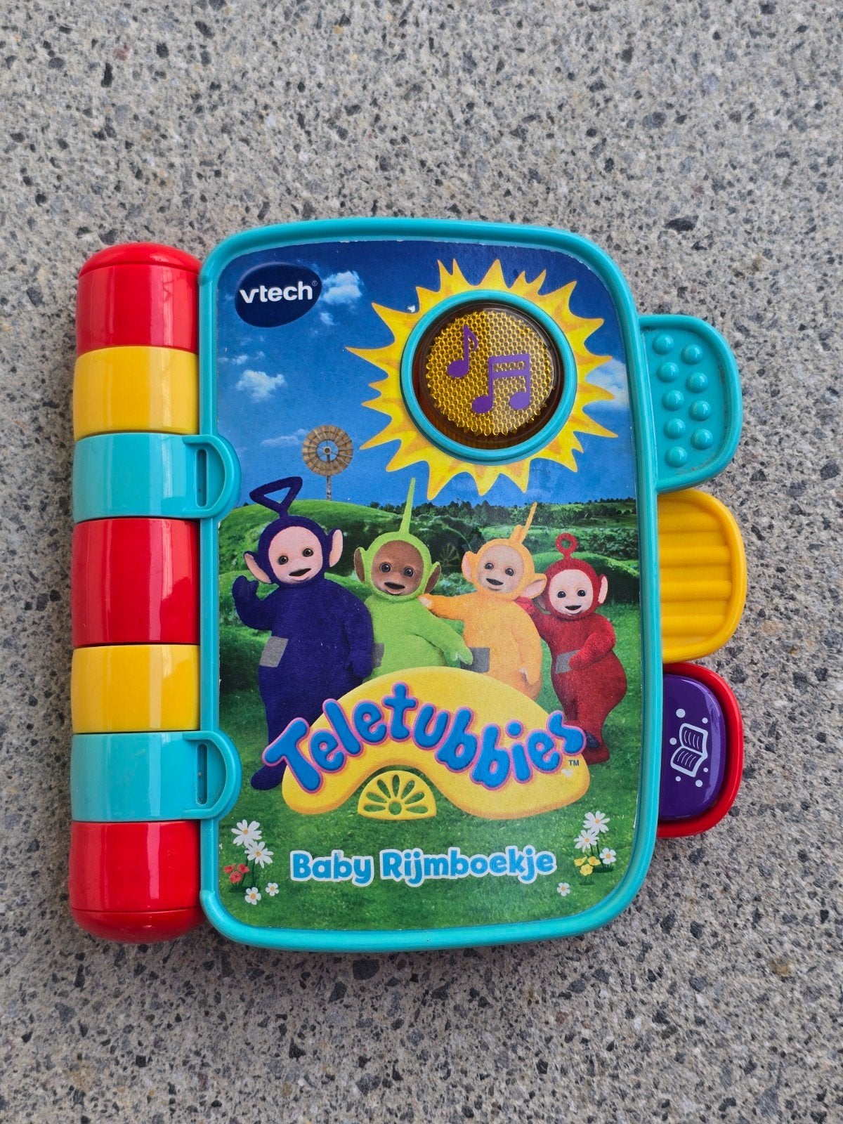 VTech Teletubbies Baby Rijmboekje – muziek en geluid, Ophalen of Verzenden, Gebruikt, 2 tot 4 jaar