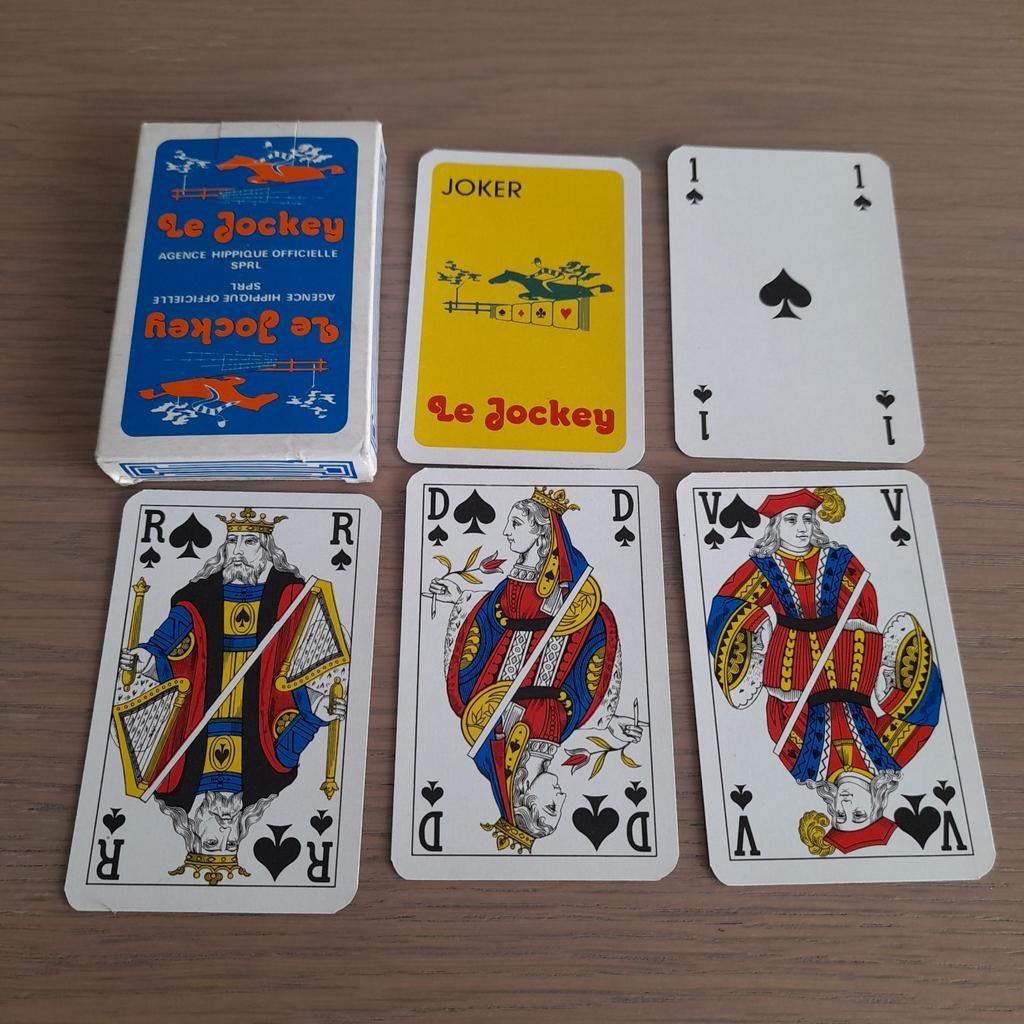 Speelkaarten Le Jockey  + 1 speciale joker., Verzamelen, Ophalen of Verzenden, Speelkaart(en)
