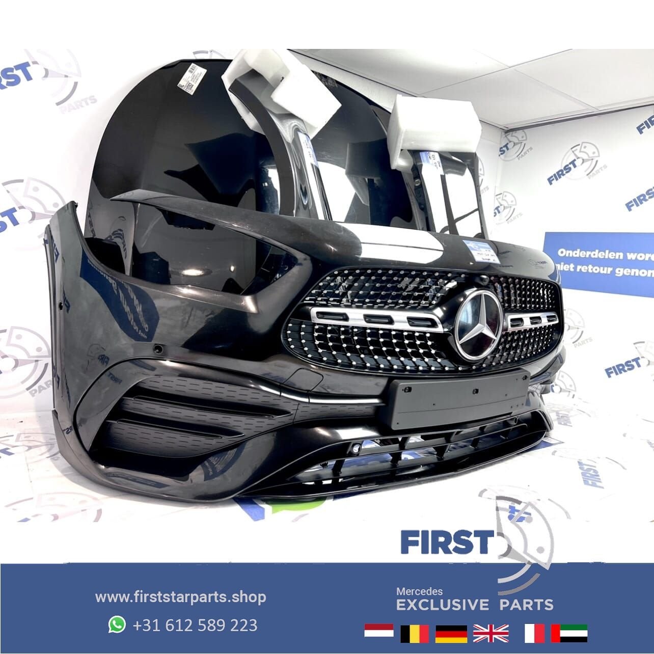 2023 H247 GLA AMG LINE VOORKOP ZWART 2019-2024 origineel Mer, Utilisé, -, Avant, -