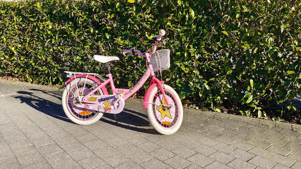 Meisjesfiets 18 inch. LOL Surprise, Vélos & Vélomoteurs, Vélos | Filles, Comme neuf, 18 pouces, Frein à main, Enlèvement