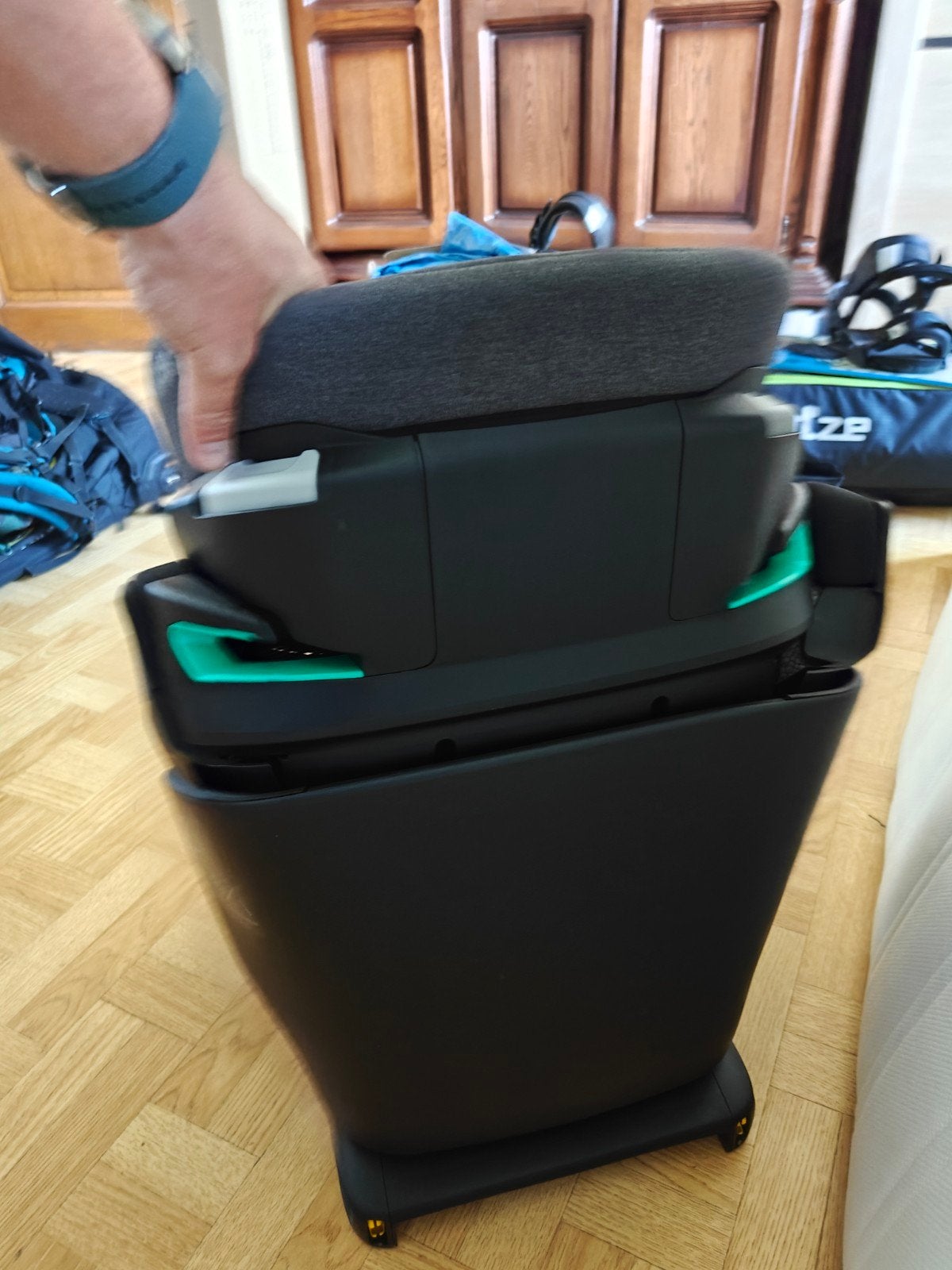 Maxi Cosi iSize autostoel 3-12j, Comme neuf, Dossier réglable, Enlèvement, Ceinture de sécurité ou Isofix