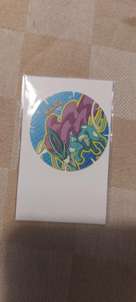 flippo pokemon chiki balls zeldzaam Suicine legendary, Ophalen of Verzenden, Losse flippo's