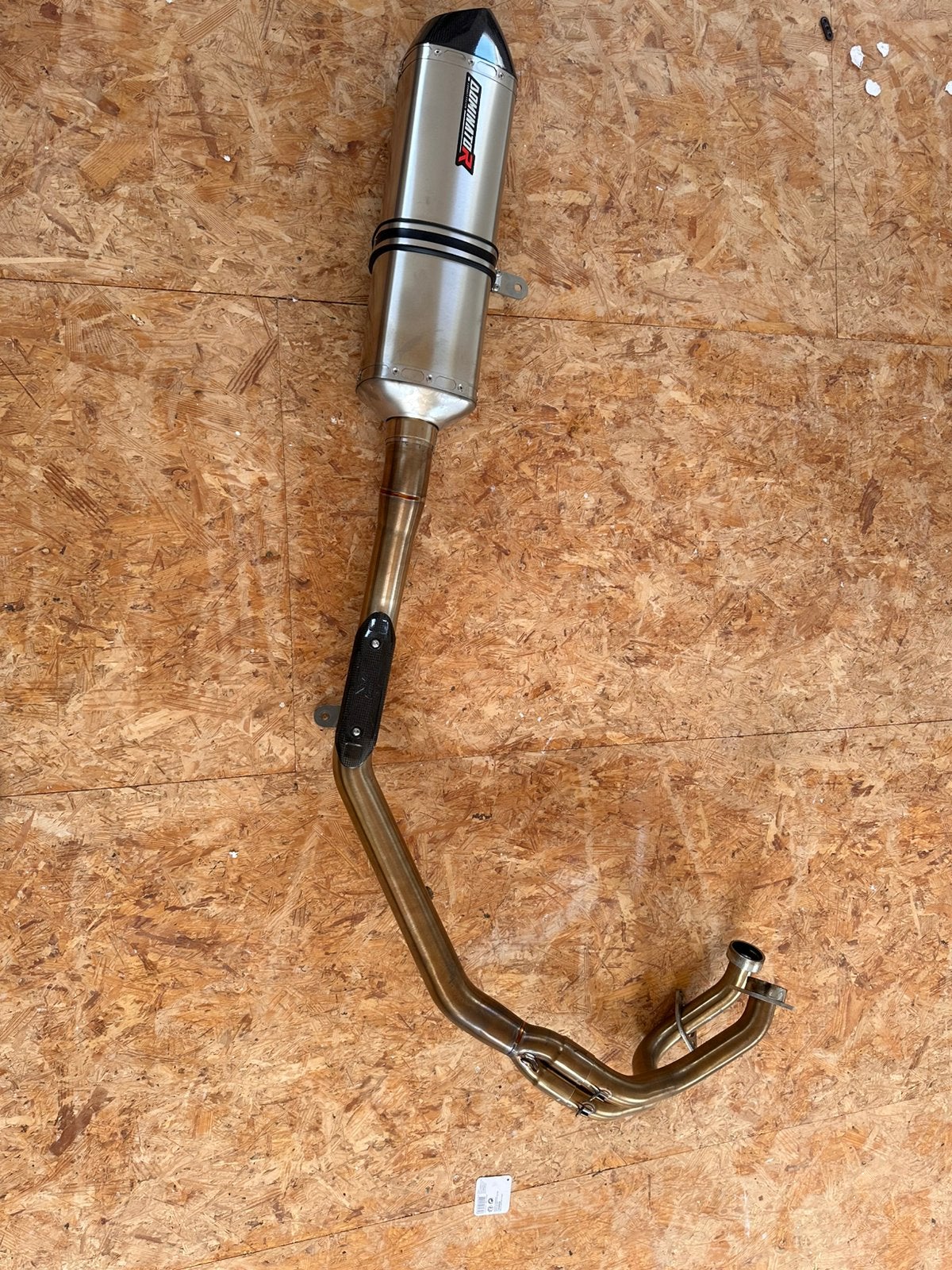 Echappement complet dominator hp7  pour africa twin 1000l, Motoren, Ophalen