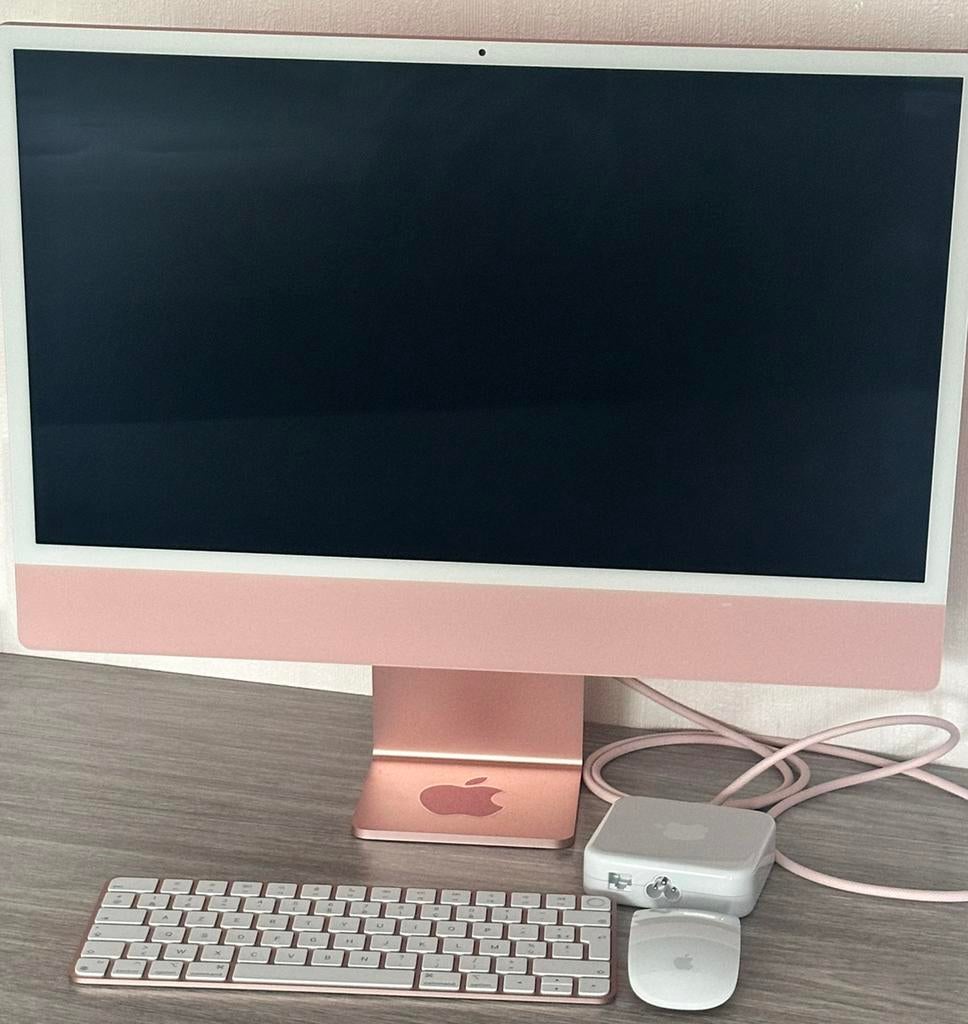 Apple imac / roze / I24 Inch | Apple M3 | 256 GB, Ophalen, Zo goed als nieuw, IMac