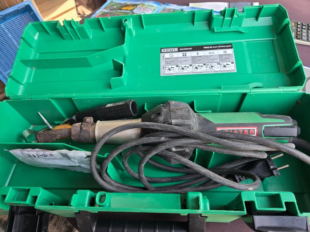 Leister warme luchtblazer, Tuin en Terras, Ophalen of Verzenden, Zo goed als nieuw