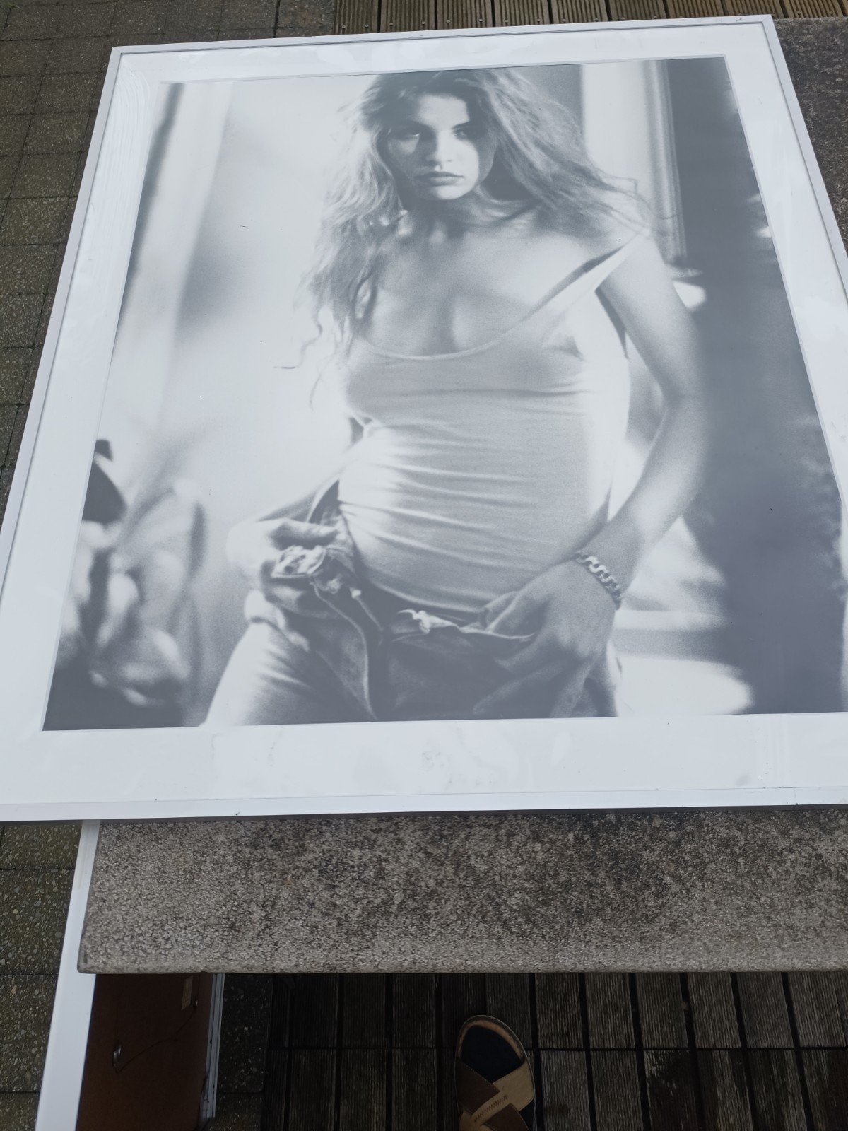 Cadre photo en aluminium 70 x 80 cm, épaisseur 2,5 cm
La pho, Maison & Meubles, Avec clips, 80 cm, Autres types, Utilisé