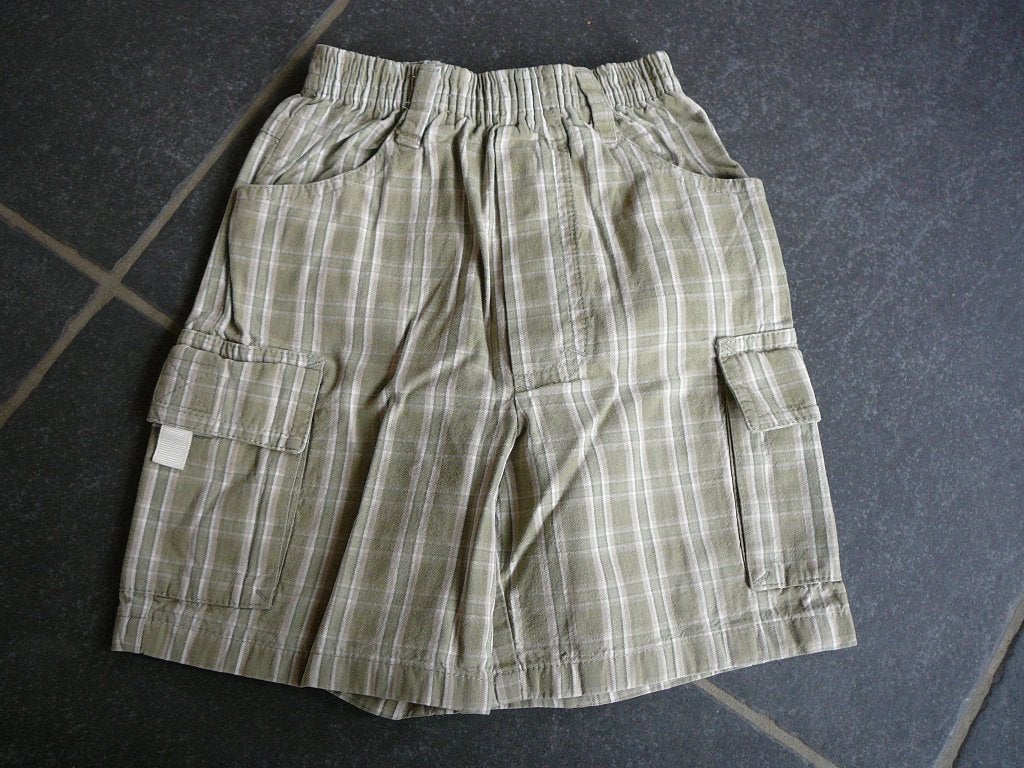groen geruite short, Kinderen en Baby's, Ophalen of Verzenden, Gebruikt, Jongen, Broek